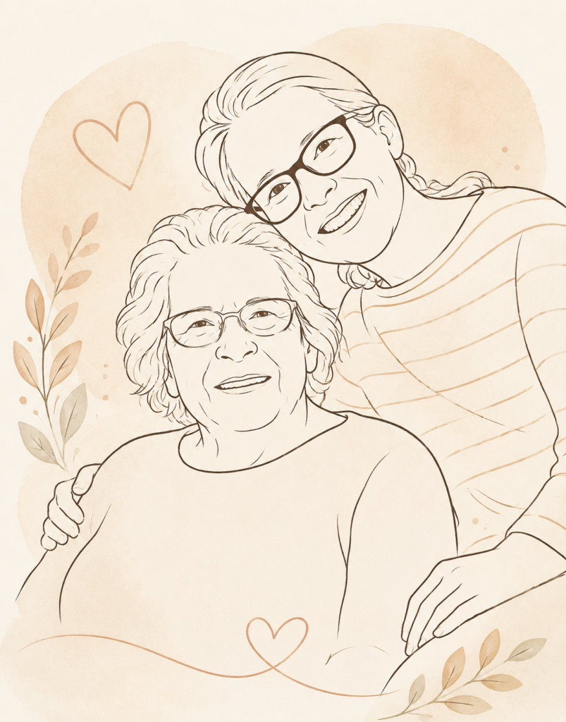 Karen and Mum